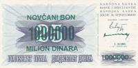 p35c from Bosnia and Herzegovina: 1000000 Dinara from 1993